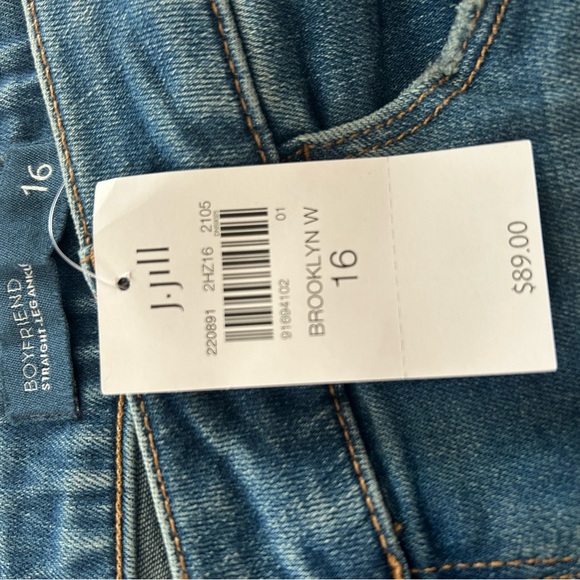NWT J.Jill Boyfriend Jeans - Picture 2 of 4